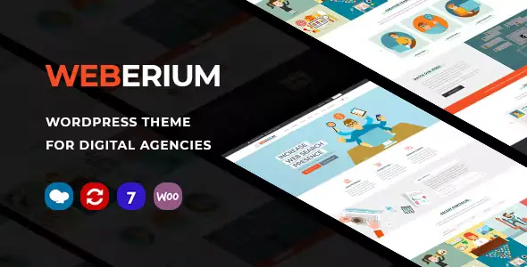 Weberium - Responsive WordPress Theme Tailored for Digital Agencies
