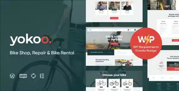 Yokoo – Bike Shop & Bicycle Rental WordPress Theme
